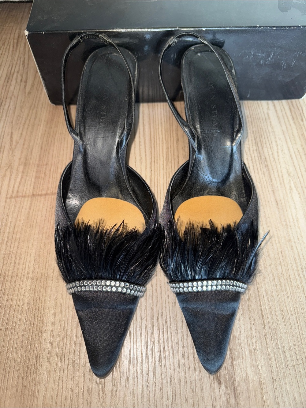 COLIN STUART Women's Black Pointed Toe Heels  SIZE 9